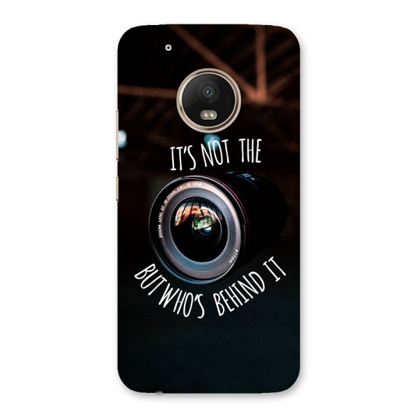 Camera Quote Back Case for Moto G5 Plus